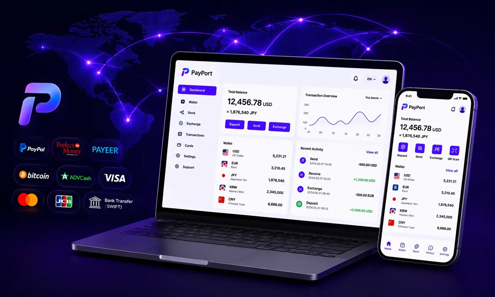 페이포트(PayPort) 키 비주얼