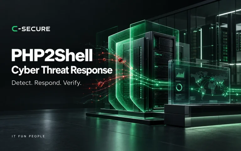 PHP2Shell 위협으로부터 서버를 보호하는 C-Secure 보안 대응 키 비주얼